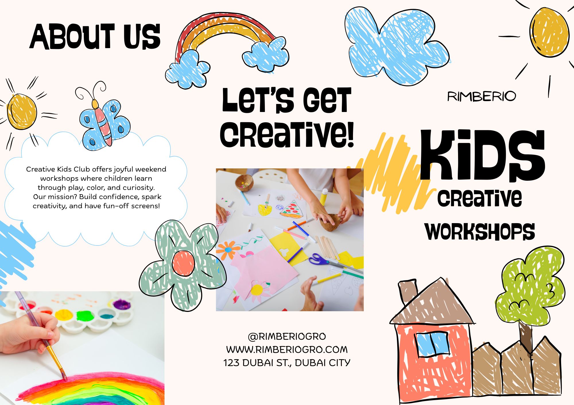 Playful Kids Workshop Brochure one