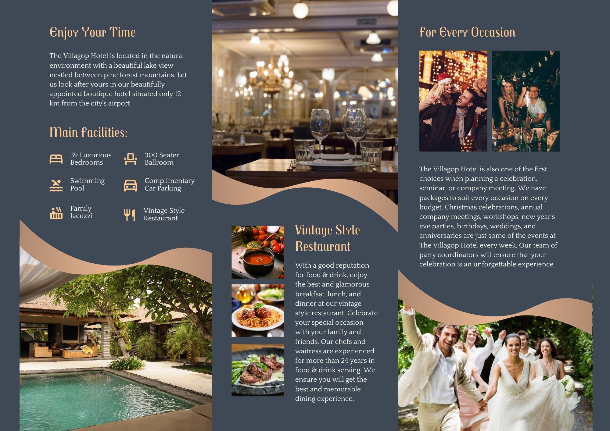 the Villagop Hotel Brochure two