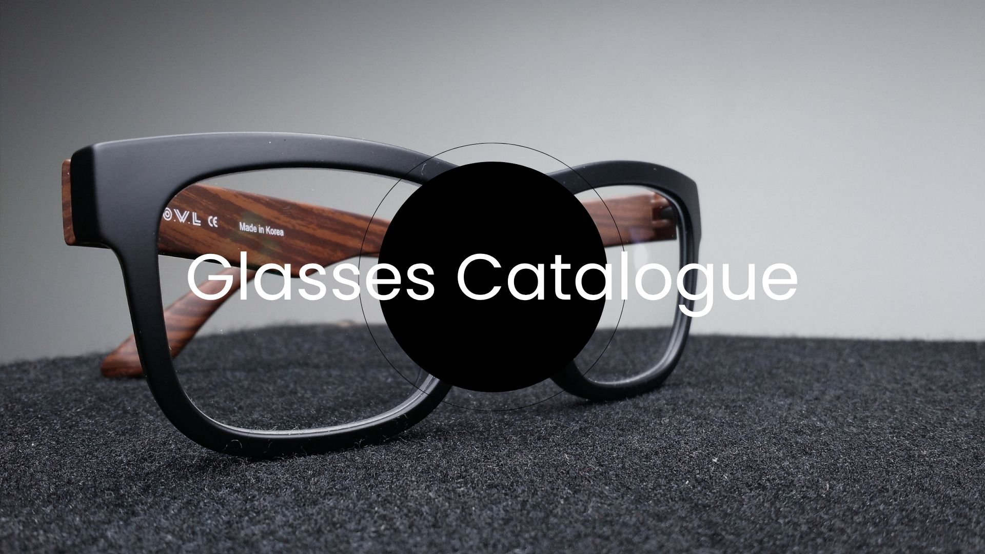 Black and Brown Modern Glasses Catalogue Presentation1