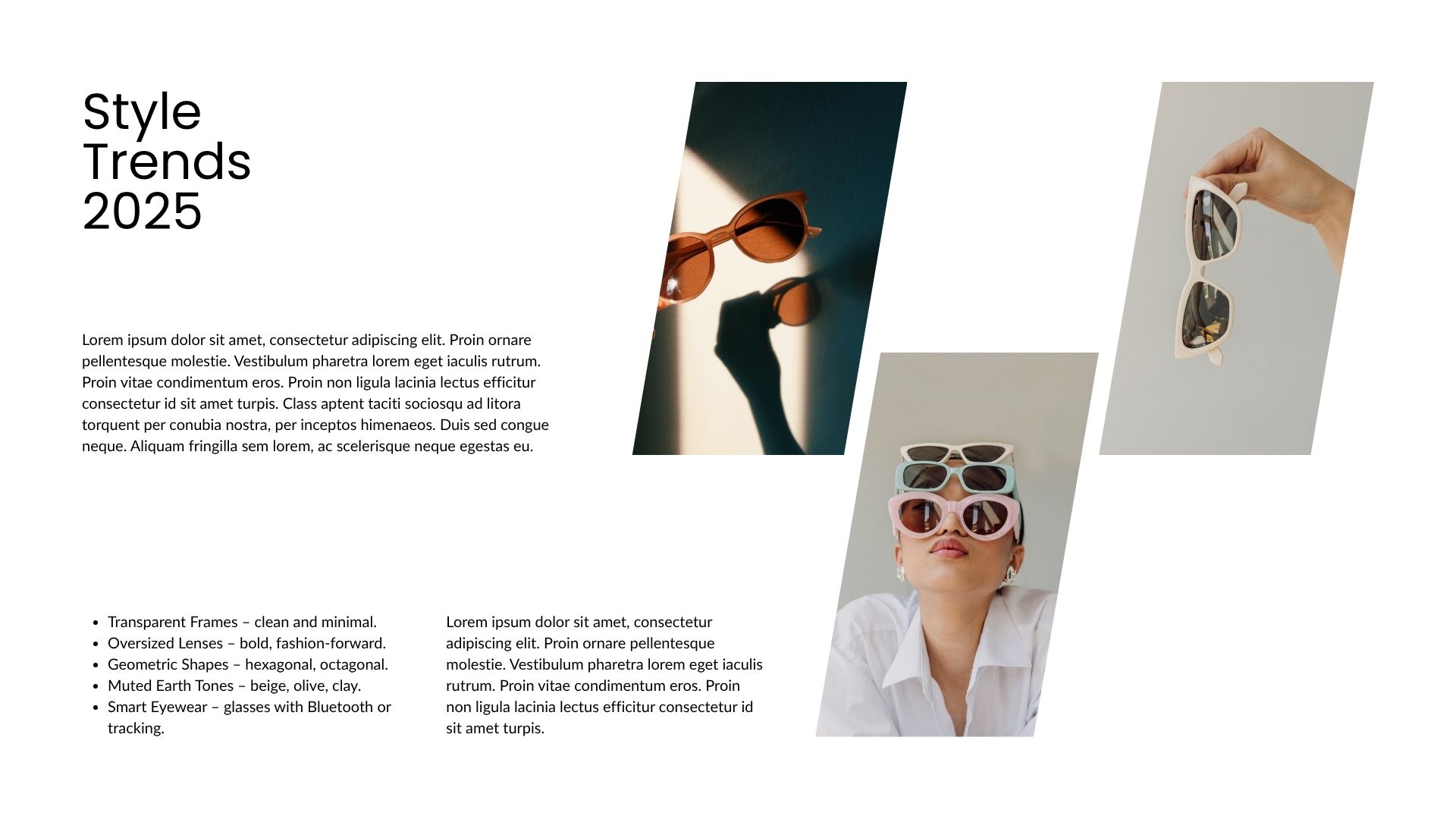 Black and Brown Modern Glasses Catalogue Presentation10