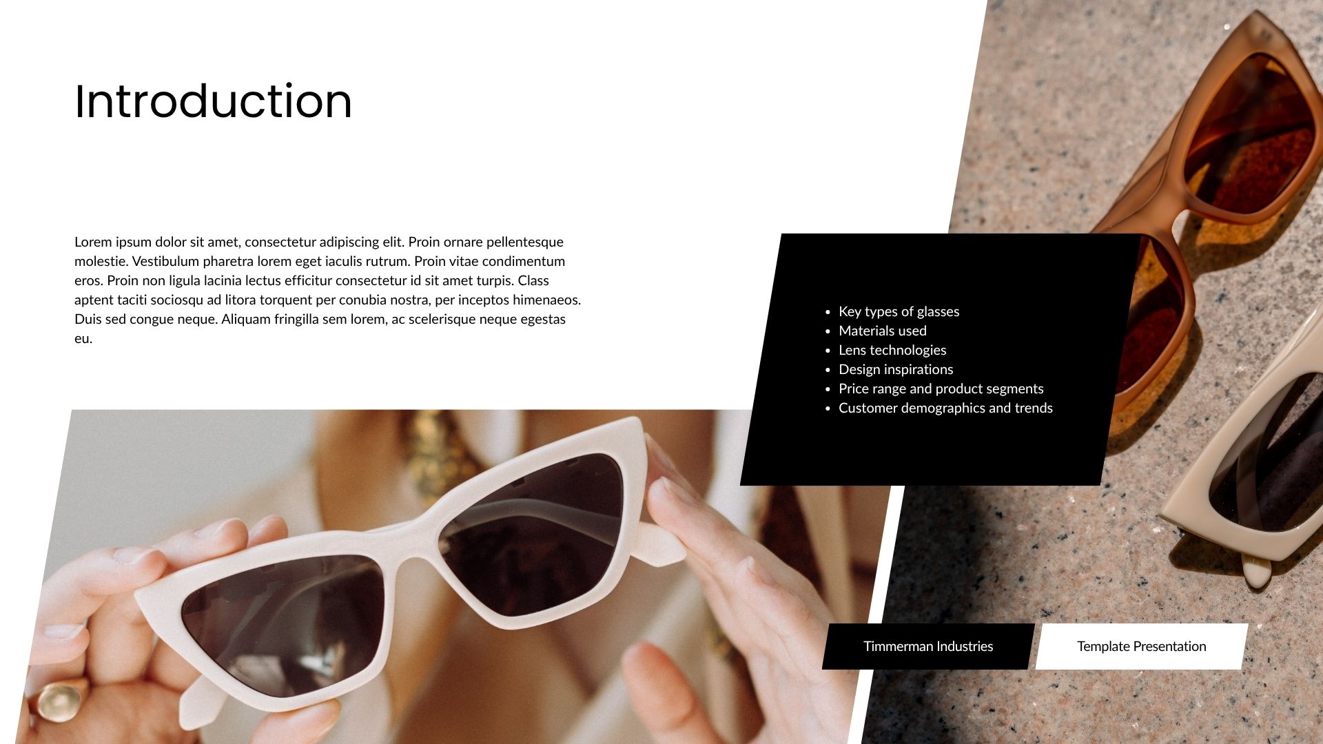 Black and Brown Modern Glasses Catalogue Presentation2