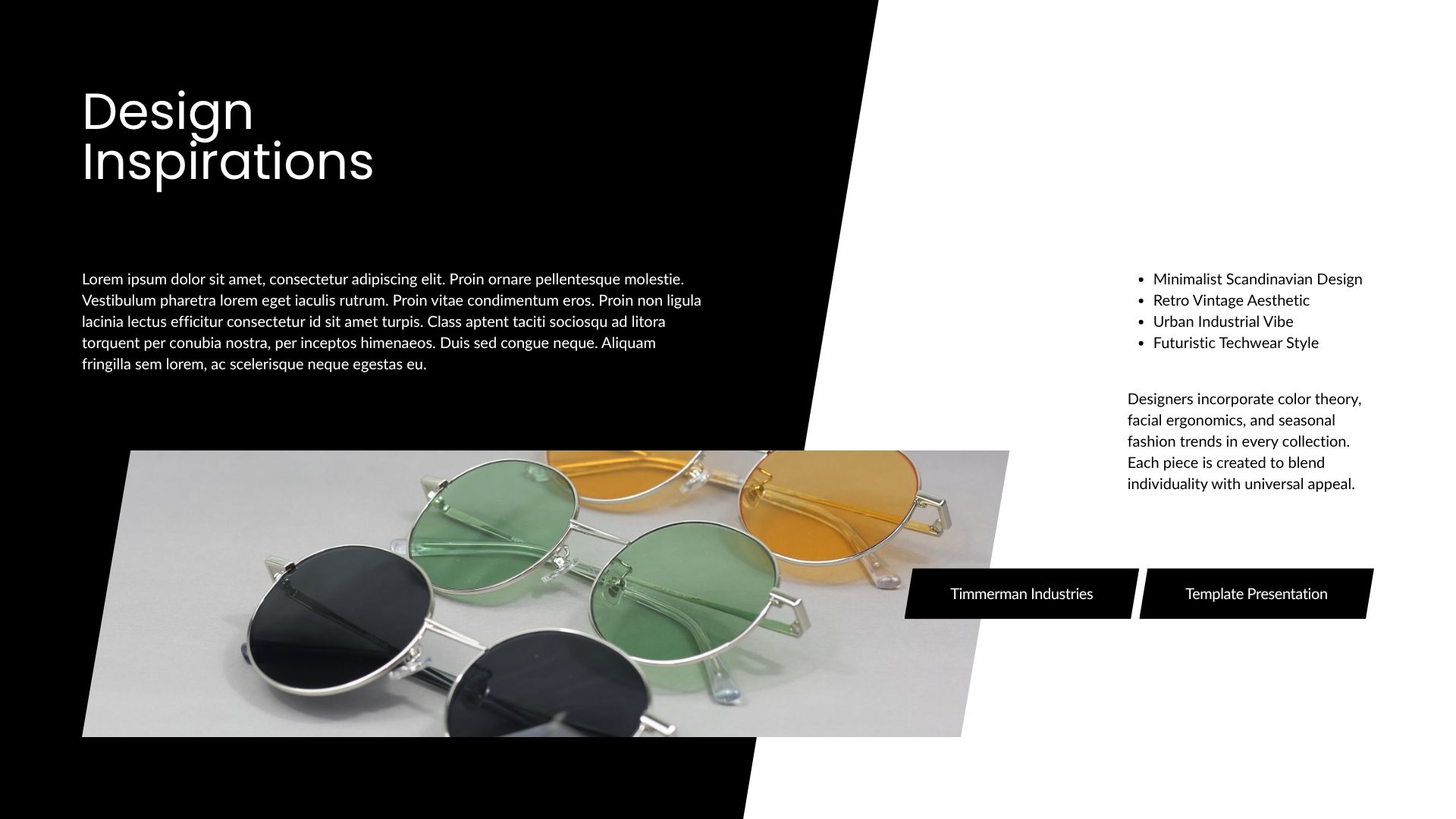 Black and Brown Modern Glasses Catalogue Presentation6