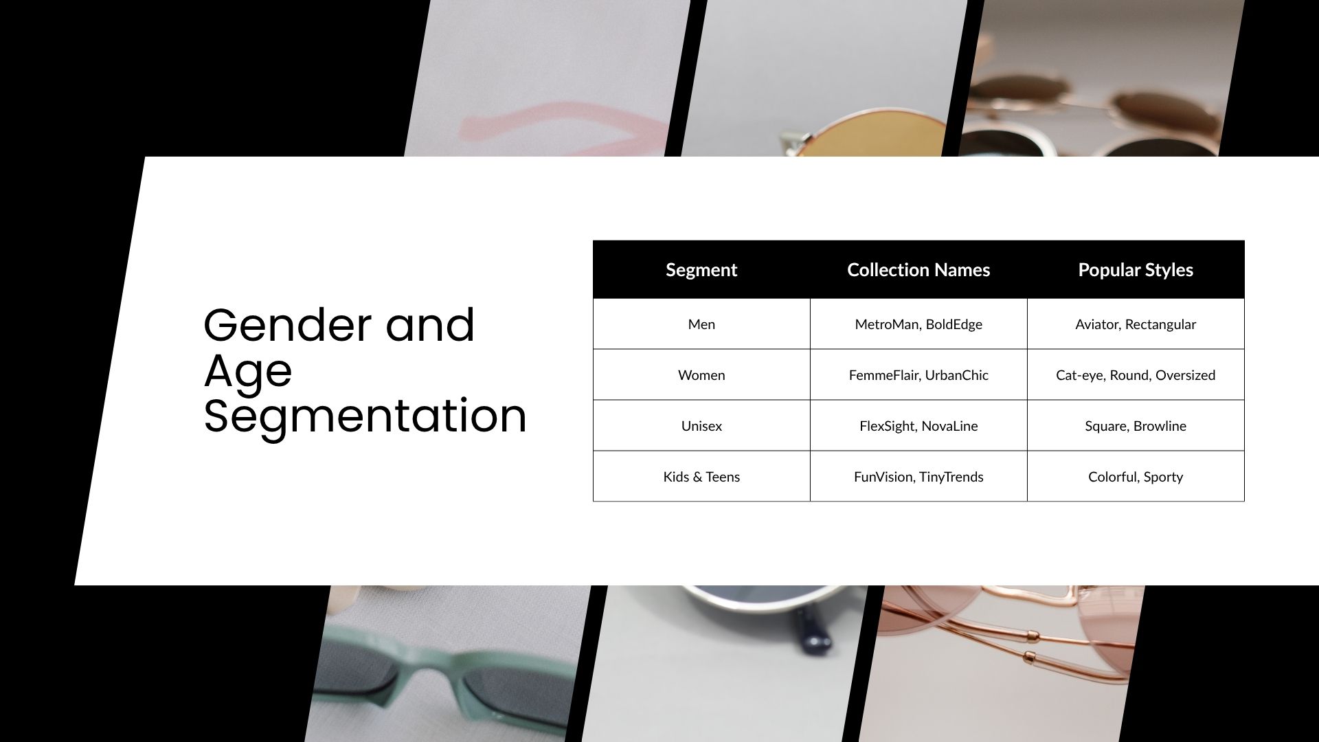 Black and Brown Modern Glasses Catalogue Presentation7