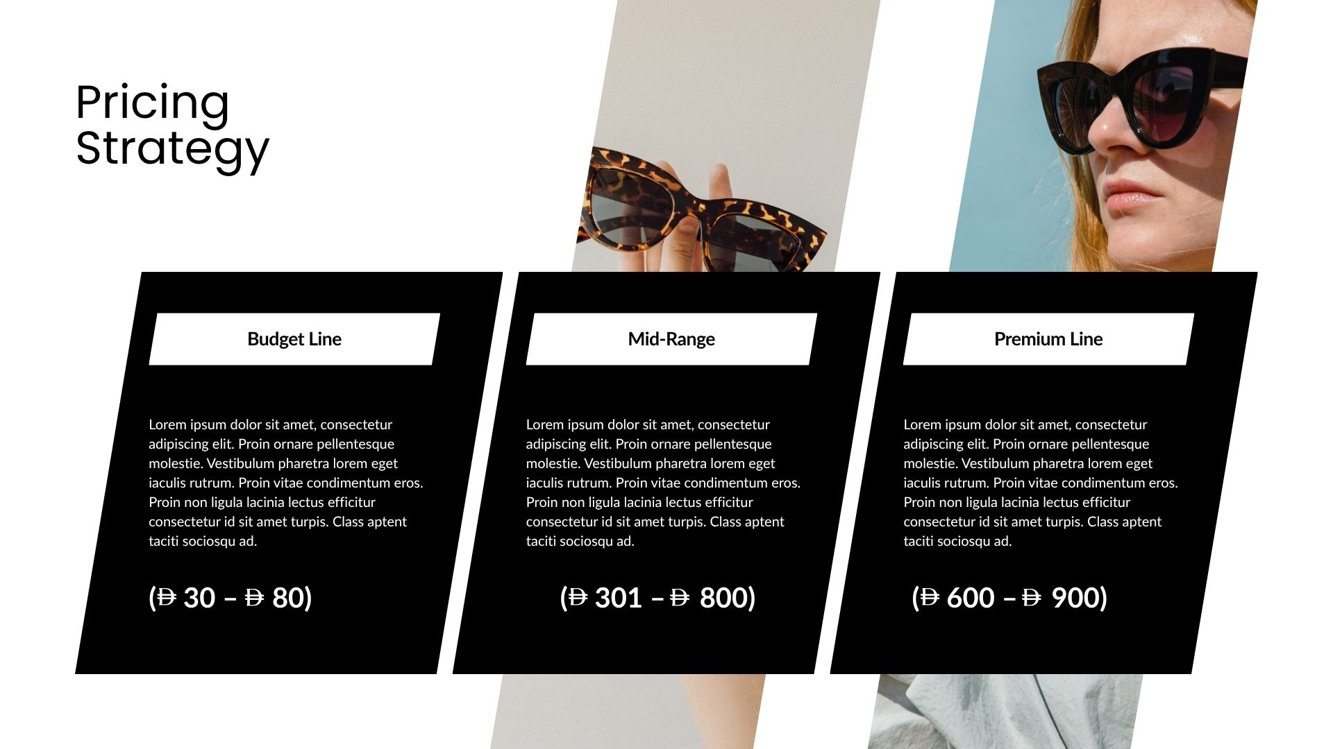 Black and Brown Modern Glasses Catalogue Presentation8