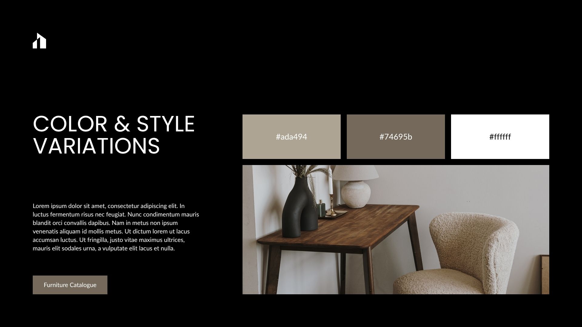 Black and White Minimalist Furniture Catalogue Presentation10