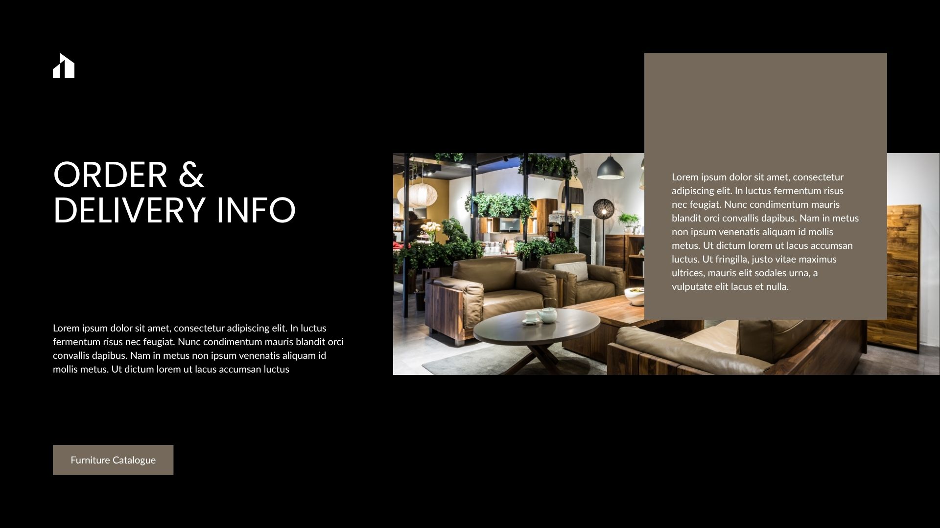 Black and White Minimalist Furniture Catalogue Presentation13