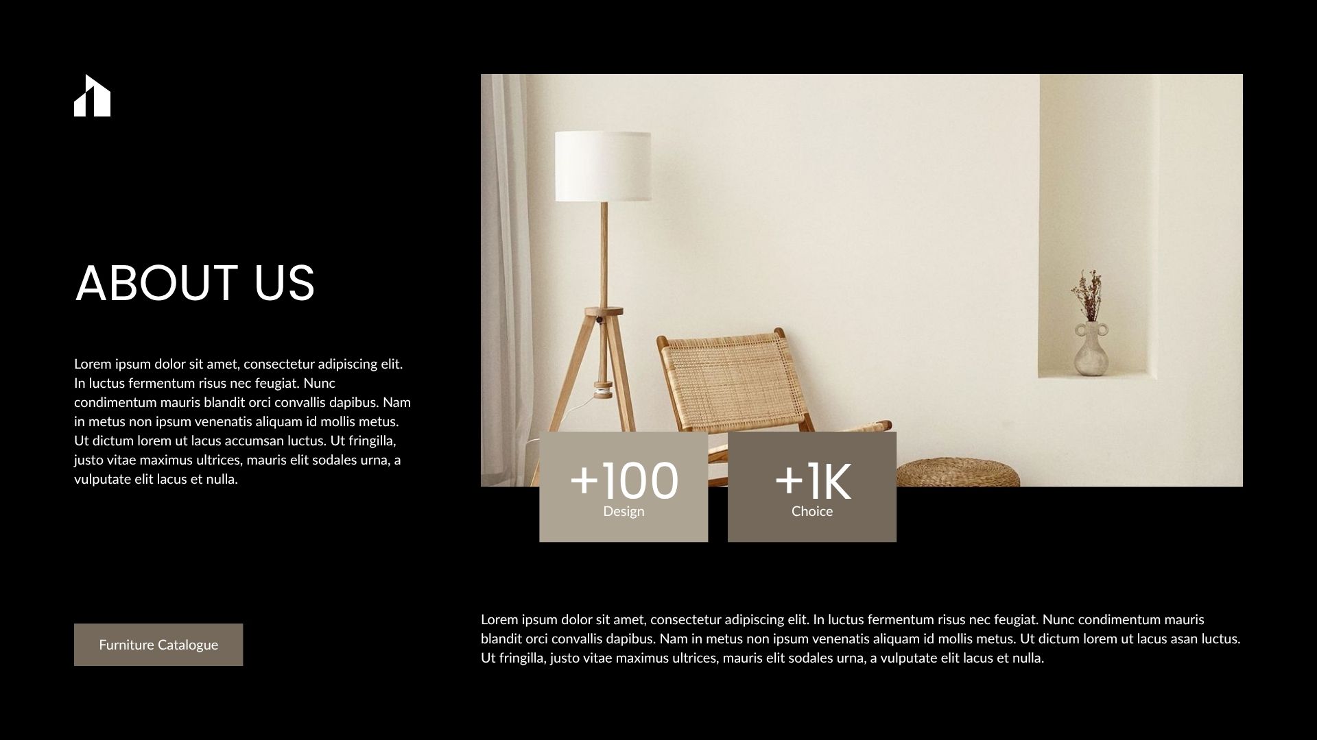 Black and White Minimalist Furniture Catalogue Presentation2