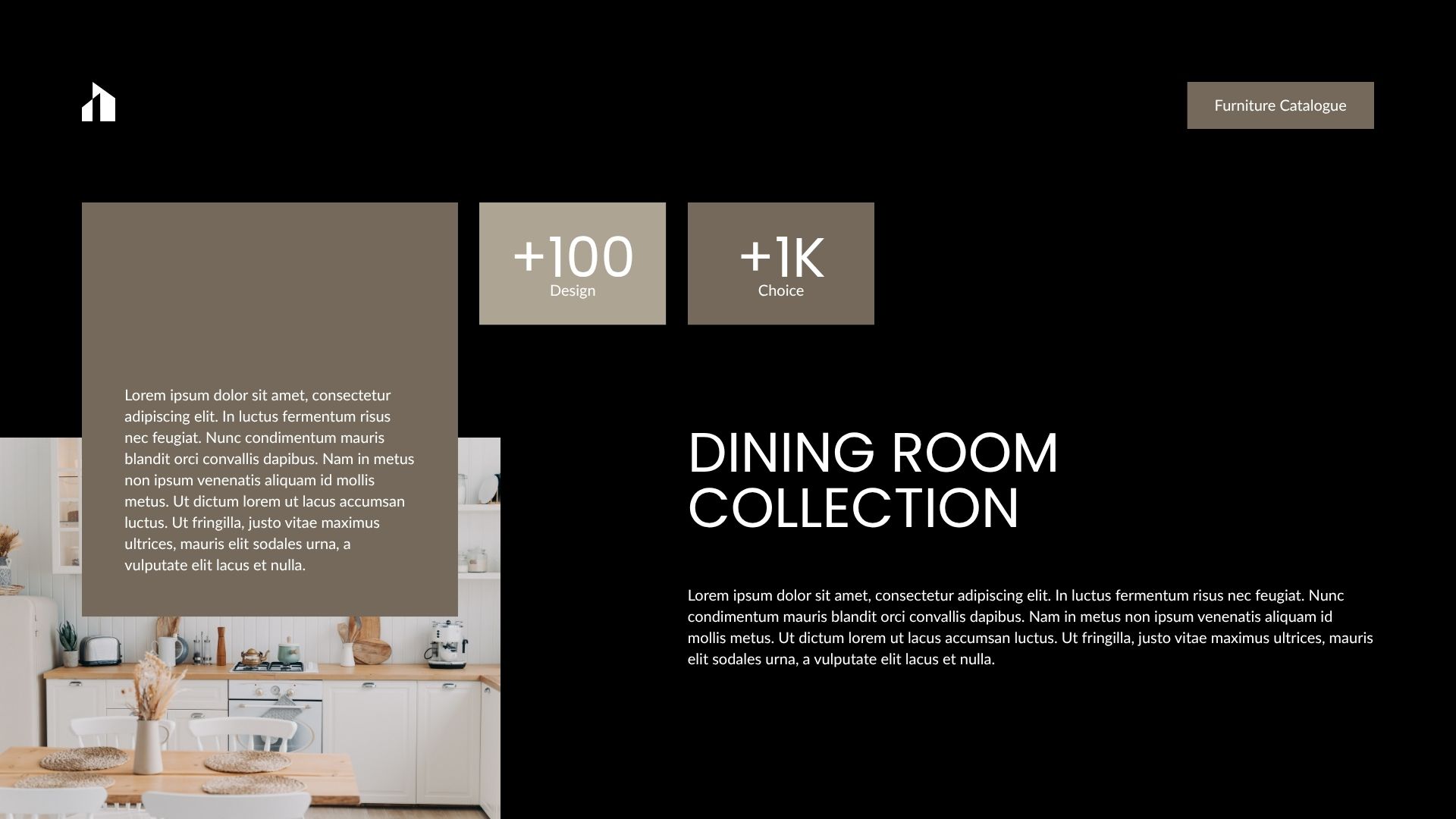 Black and White Minimalist Furniture Catalogue Presentation5