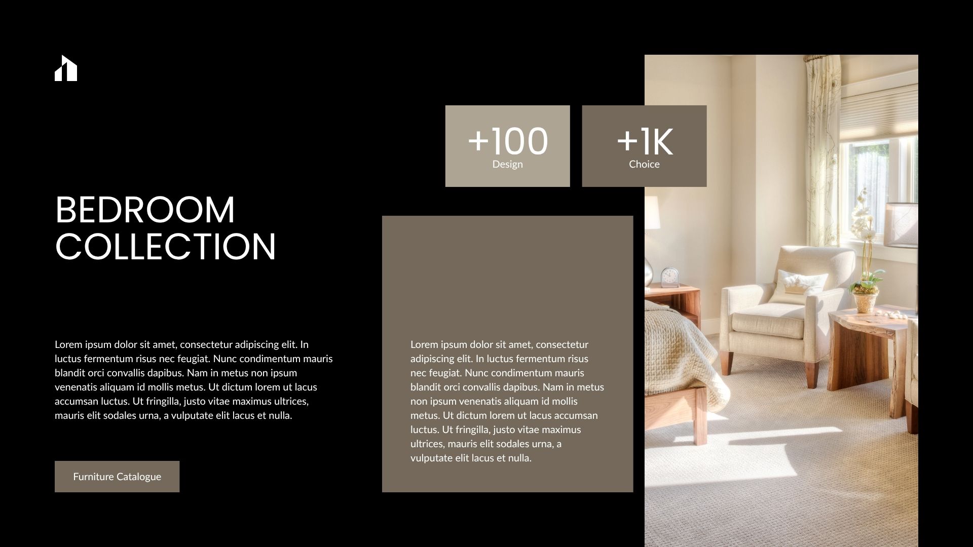 Black and White Minimalist Furniture Catalogue Presentation6