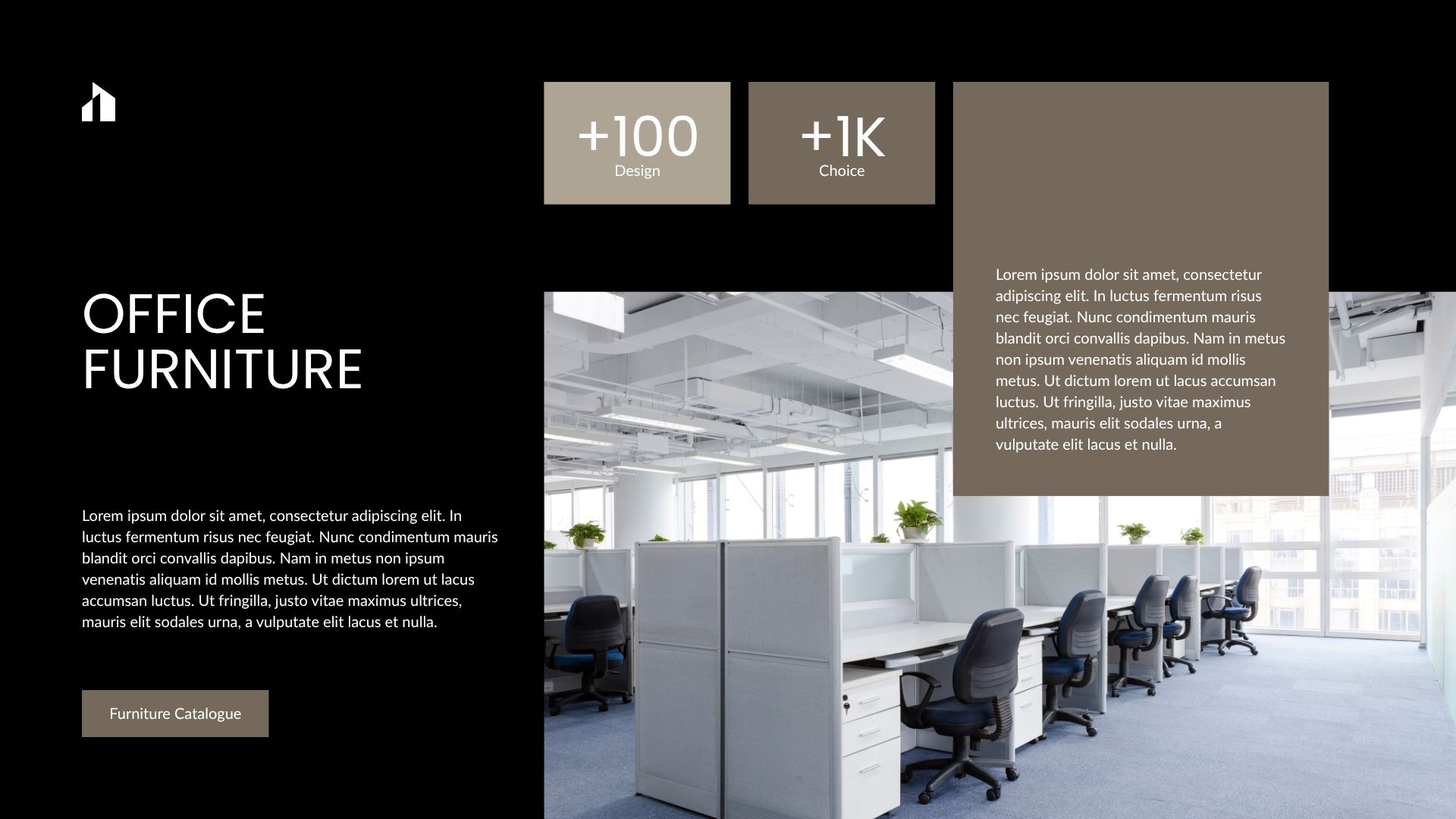 Black and White Minimalist Furniture Catalogue Presentation7