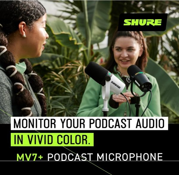 Shure MV7+ Podcast Dynamic Microphone