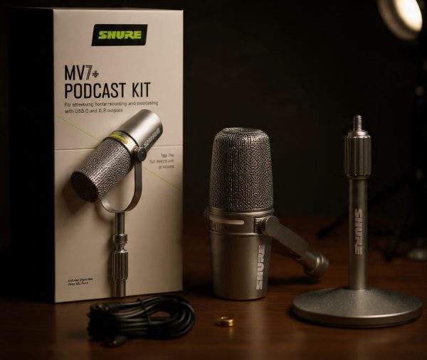 Shure MV7+ Podcast Dynamic Microphone